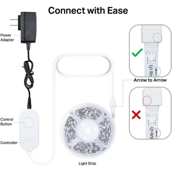 Smart LED Light Strip, 16.4ft WiFi LED Strip Works with Alexa, Google Home - Picture 2 of 7